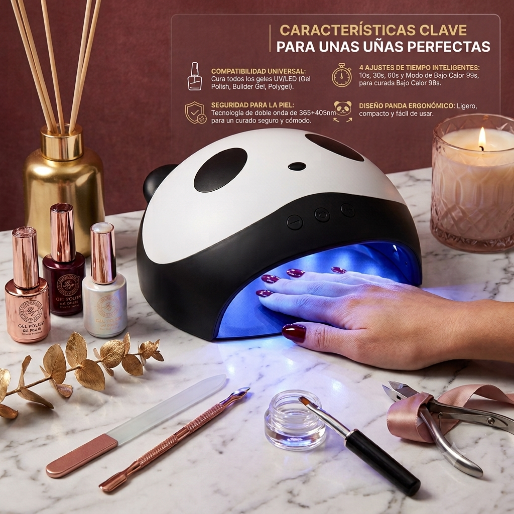 Lámpara de Uñas Panda UV LED